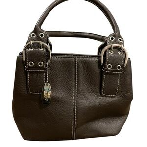 Tignanello Brown Leather Handbag